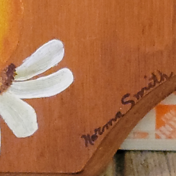 Vintage Hand Painted Peaches, Signed - Picture 5 of 6